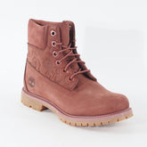 Womens Timberland 6 Inch Premium A1K30 Burgundy Leather Waterproof Casual Boots